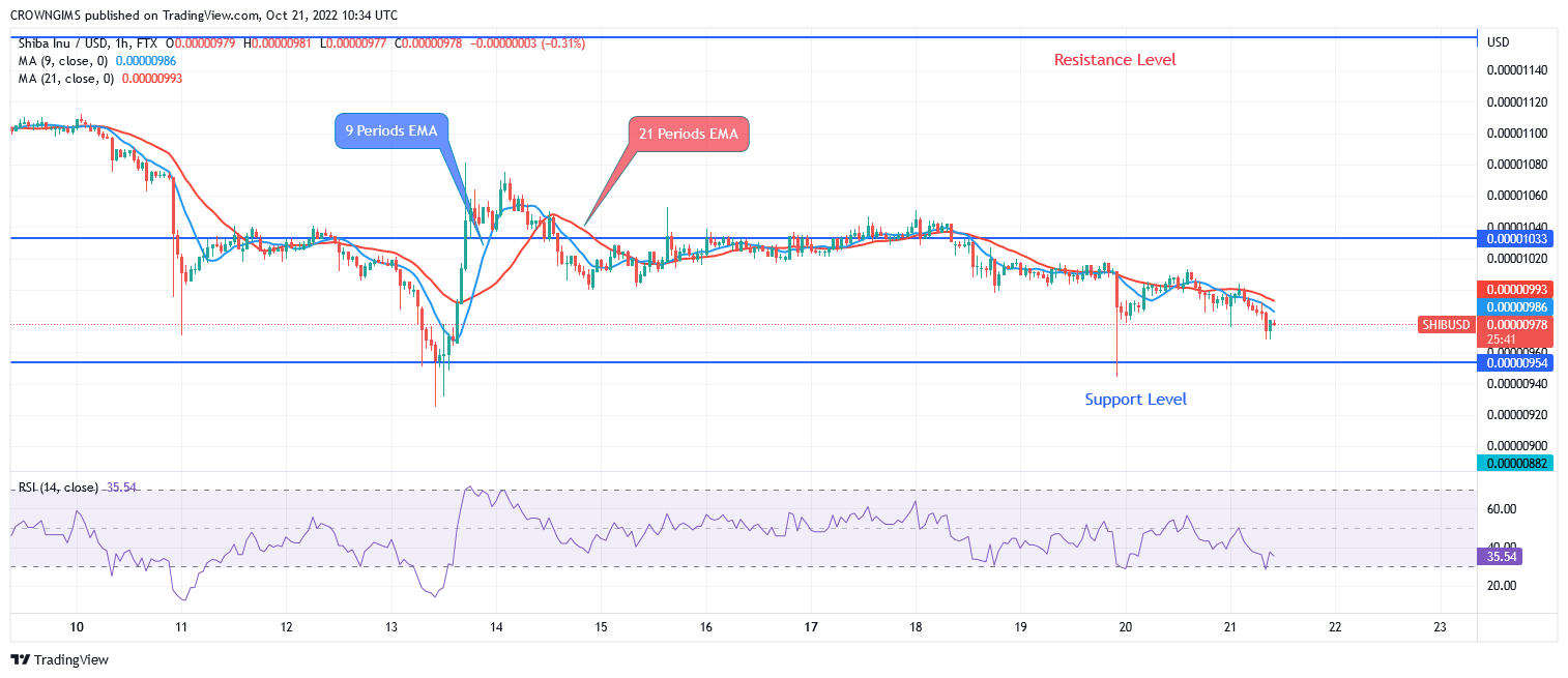 Shiba Inu Price Prediction for Today, October 19: SHIB Trends Lower