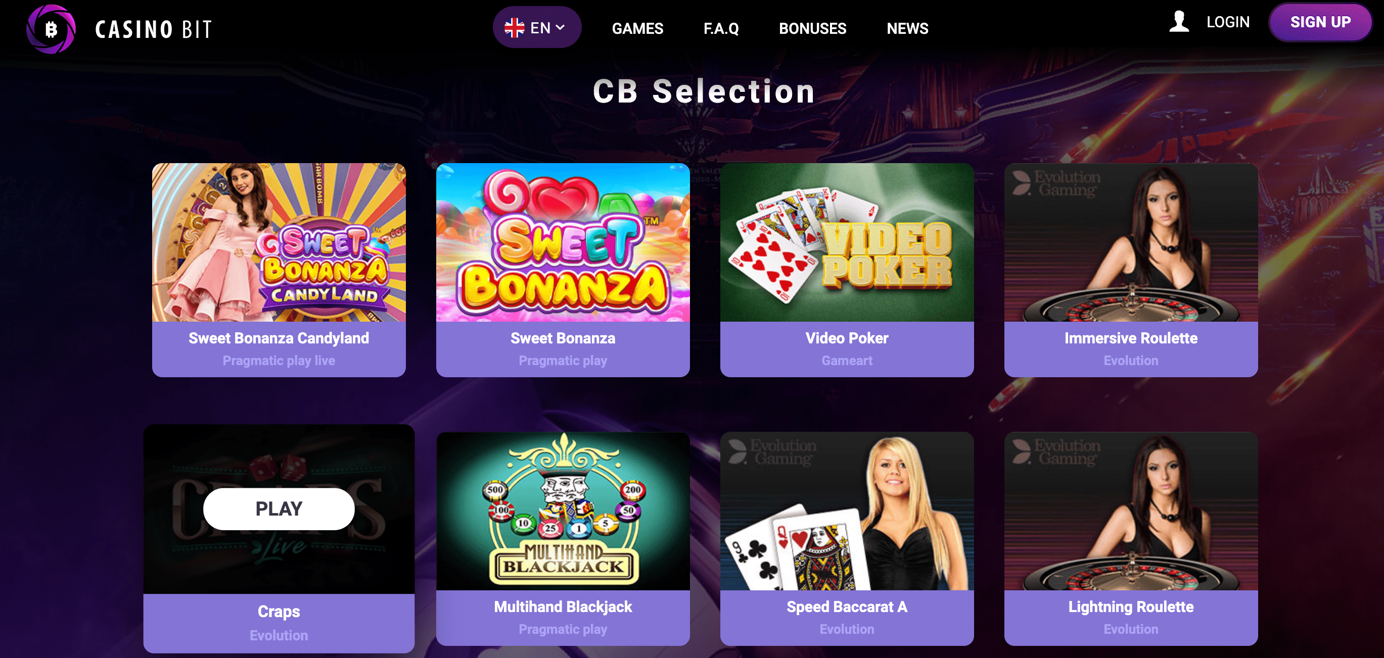 Casinobit Casino Games
