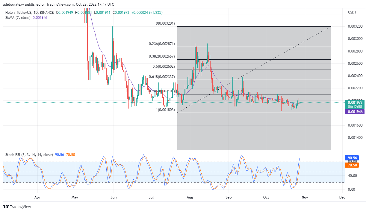 Holo Price Prediction Today, October 29, 2022: HOT/USD Price Rises Steadily