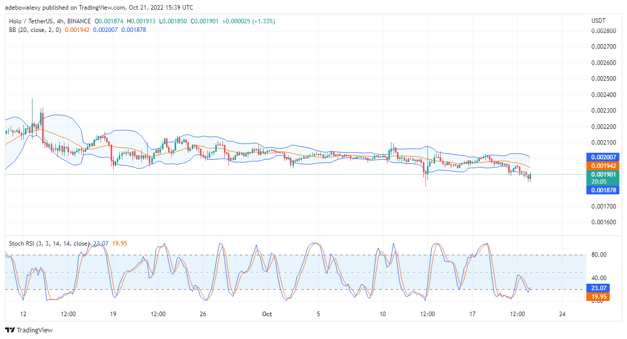 Holo Price Prediction Today, October 21, 2022: HOT/USD Falls to a Strong Support