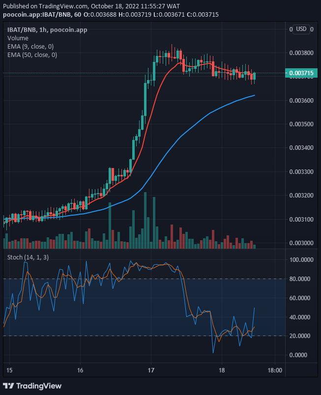 IBATUSD will most likely continue in its positive moves and will keep rising further.