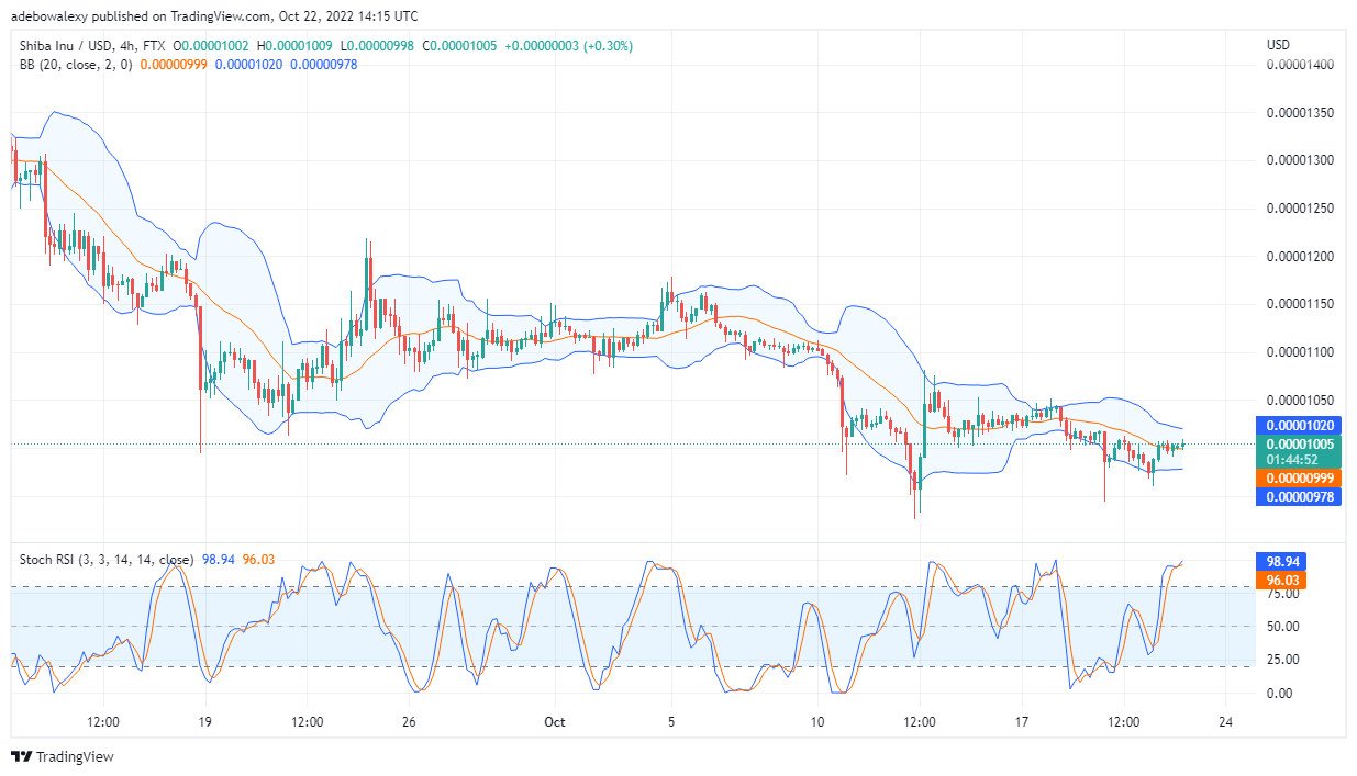 Shiba Inu Price Prediction Oct 23, 2022, SHIB/USD Retrace 78.60 Fibonacci Levels