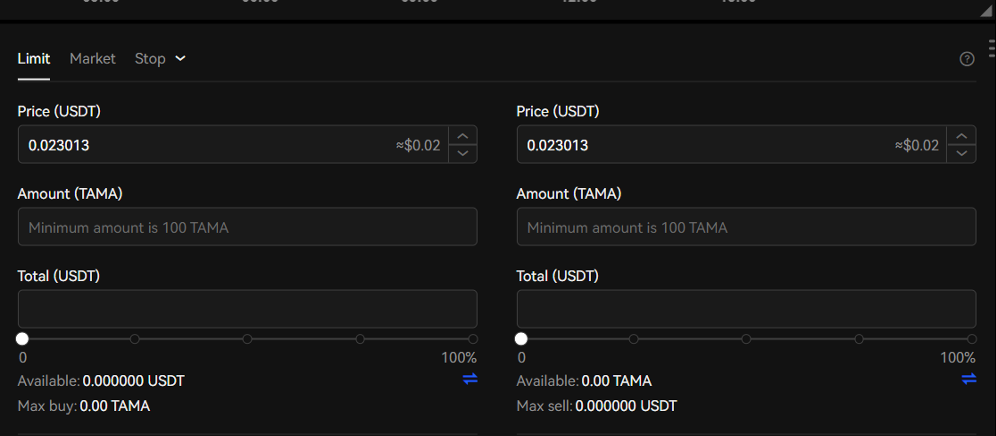 Step 4 Buy Tamadoge with USDT