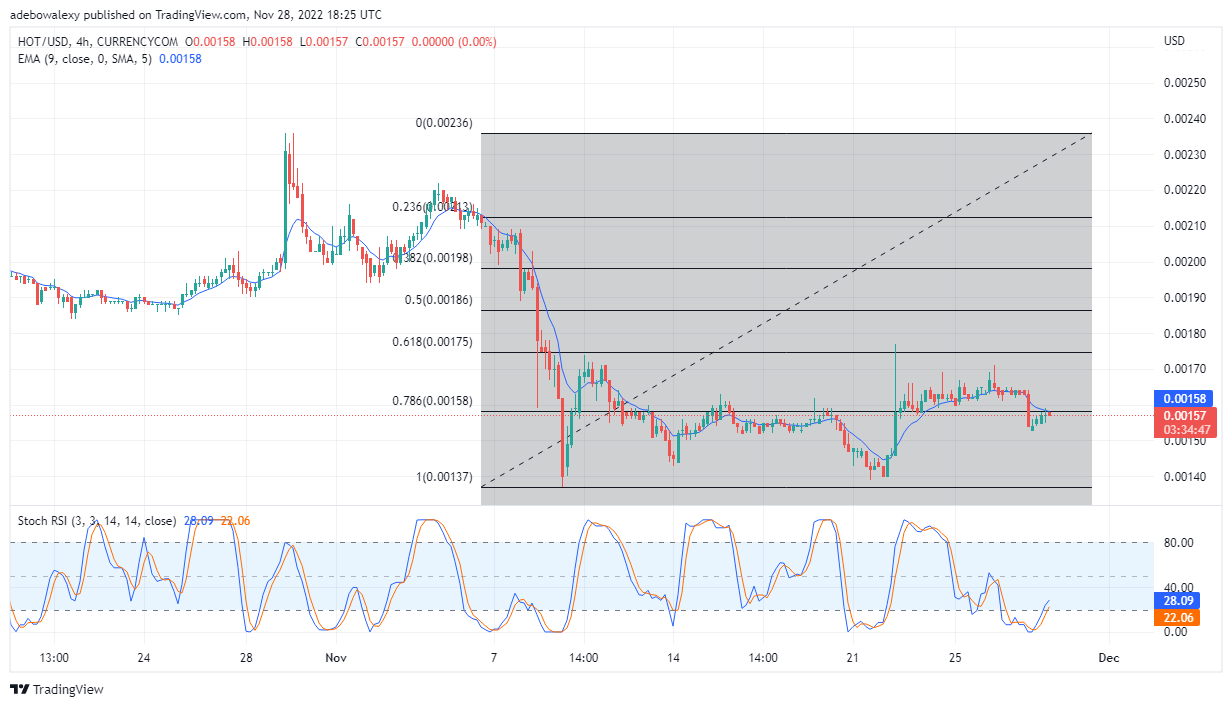 Holo Prediction วันนี้ 29 พฤศจิกายน 2022: HOT/USD กำลังสร้างฐาน