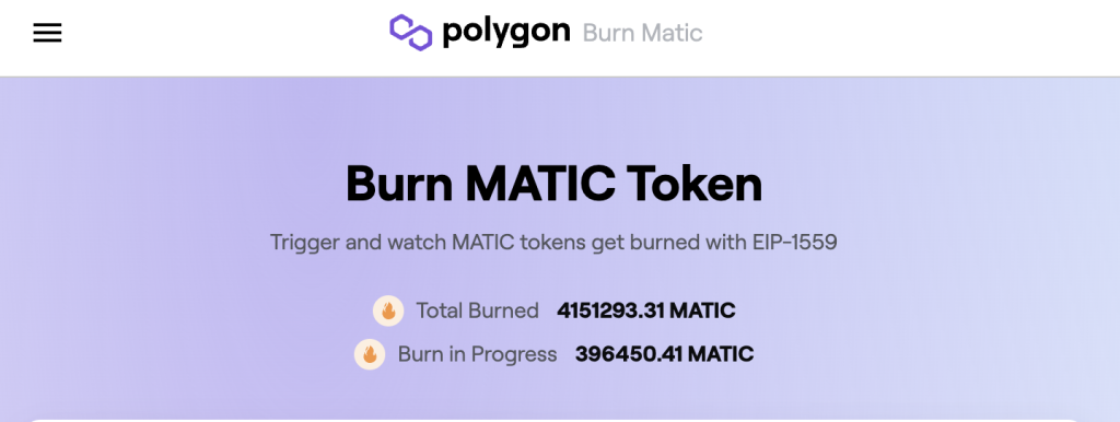 Polygon Burn Matic Token