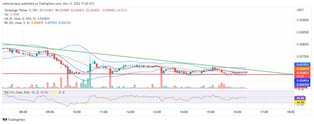 Tamadoge Price Prediction per il 10 novembre: i tori TAMA stanno tenendo forte il loro supporto