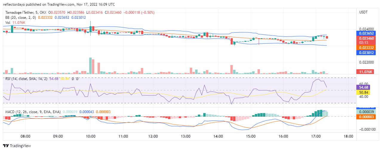 Tamadoge Price Prediction for 17th of November: TAMA Bulls Finds a Strong Support Price