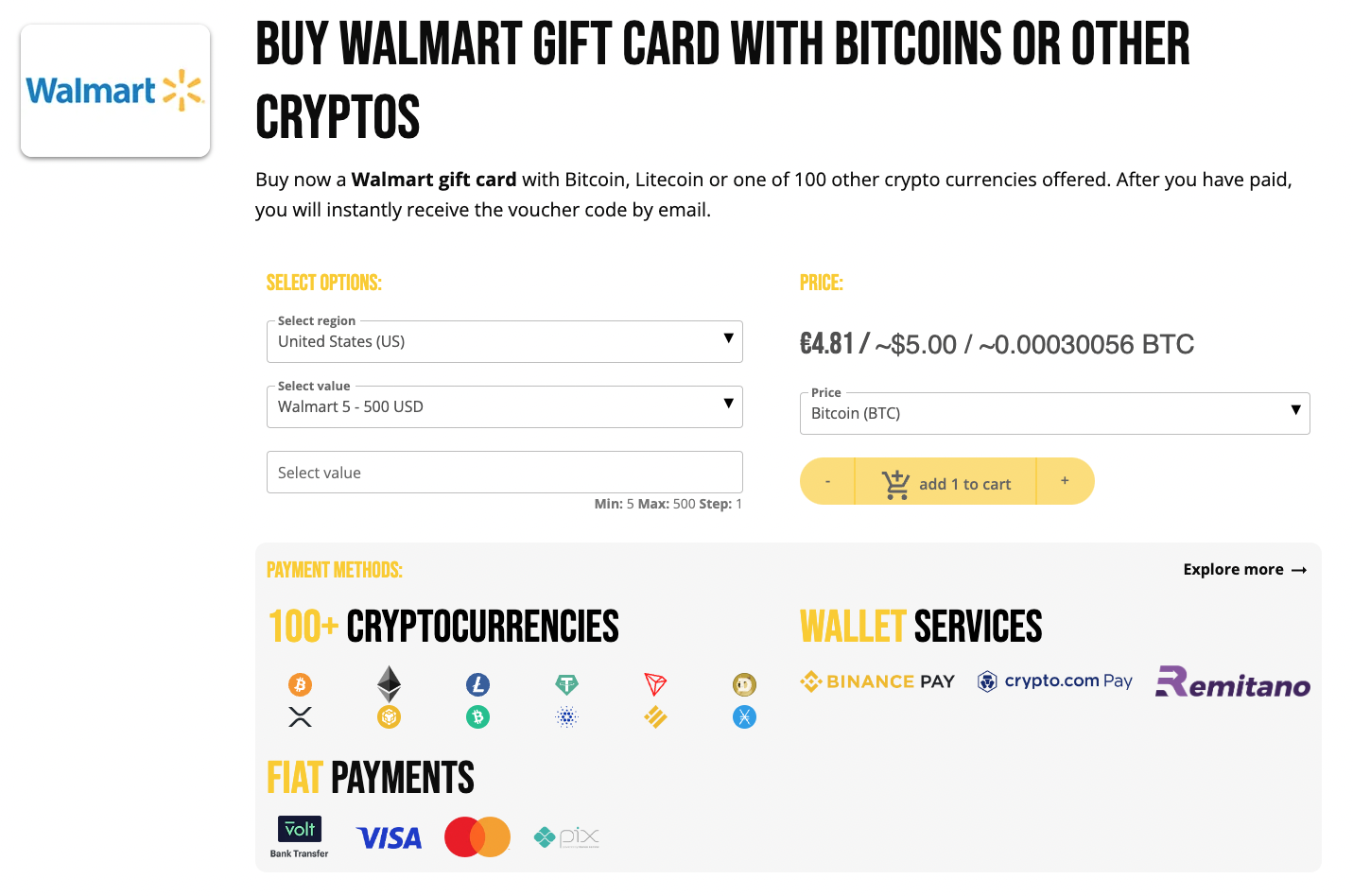 Purchase present playing cards with bitcoin or different cryptos