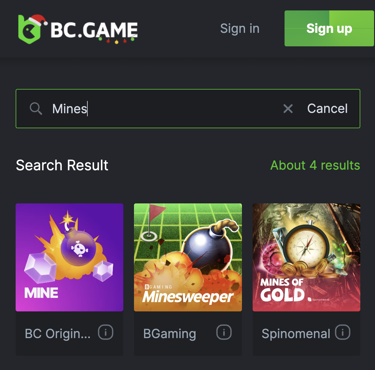 BC.Game Mines Website