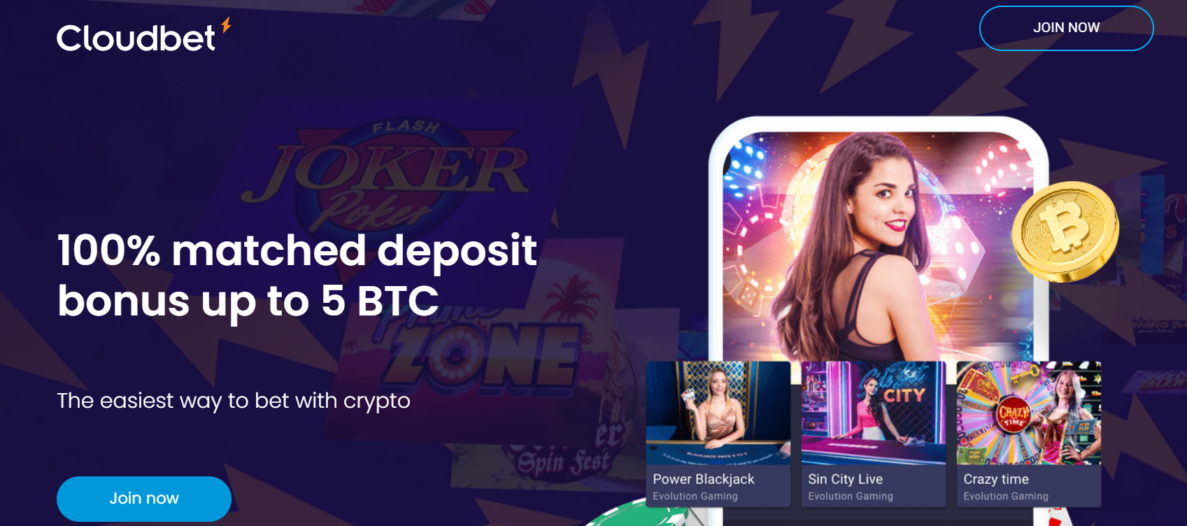 Cloudbet bitcoin casino instant withdrawal
