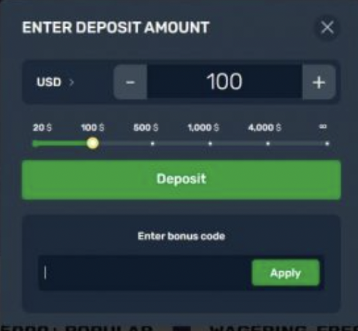 Deposit Bonus Winz.io