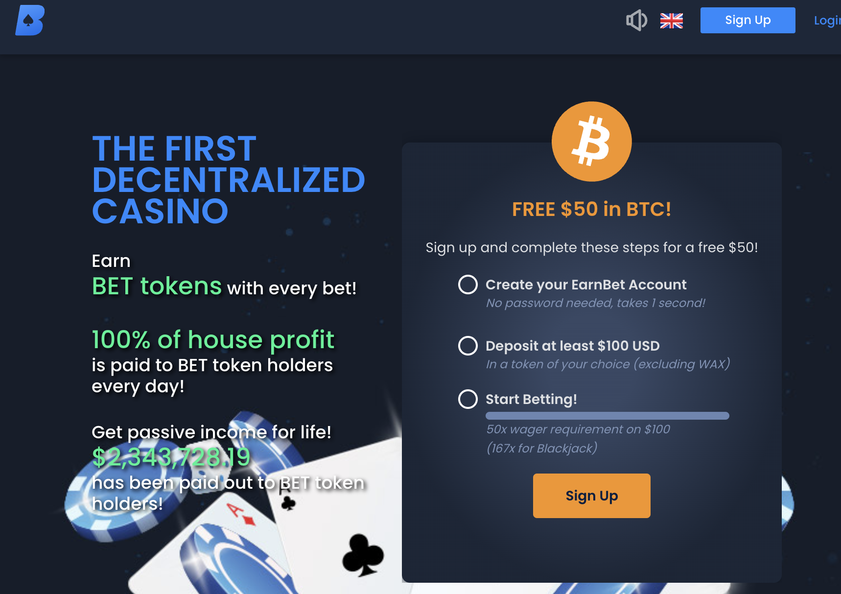 Earnbet Metaverse casino