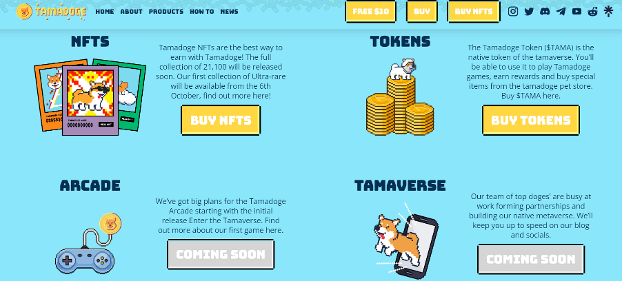 tamadoge coinbase listing
