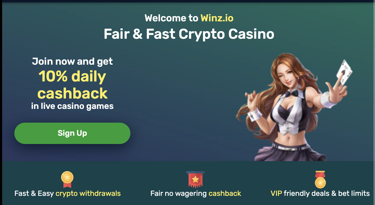 Winz.io Welcome Bonus