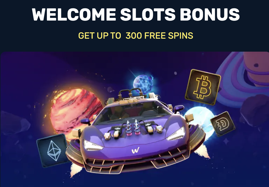 Winz.io Welcome Slots Bonus