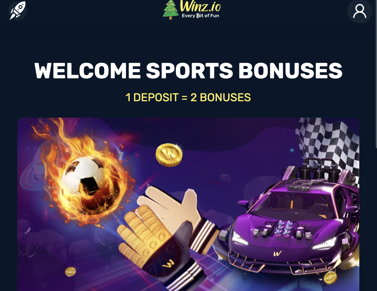 Winz.io Welcome Sports Betting Bonus