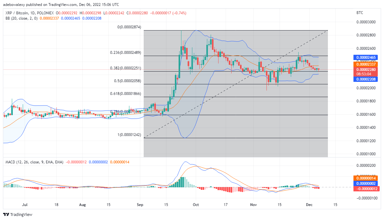 پیش‌بینی قیمت ریپل امروز، 7 دسامبر 2022: نوسانات کم، قیمت XRP/USD را زیر 0.3898 دلار نگه می‌دارد