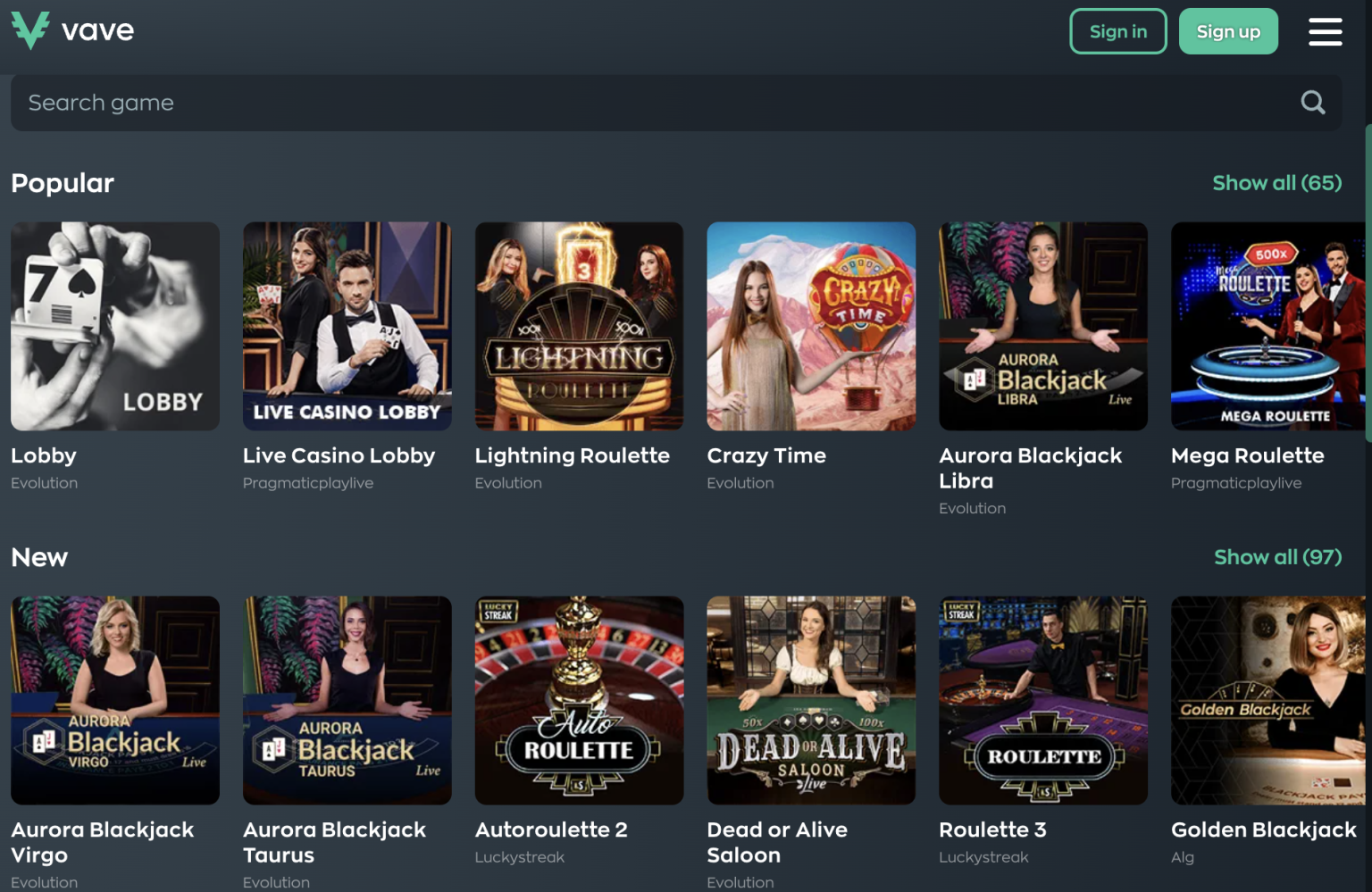 Vave Casino Review 2023 Games, Bonus Codes, and Features