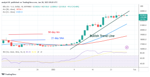 Bitcoin Price Prediction for Today, January 28: BTC Price Is Steady above the $23K Support Level