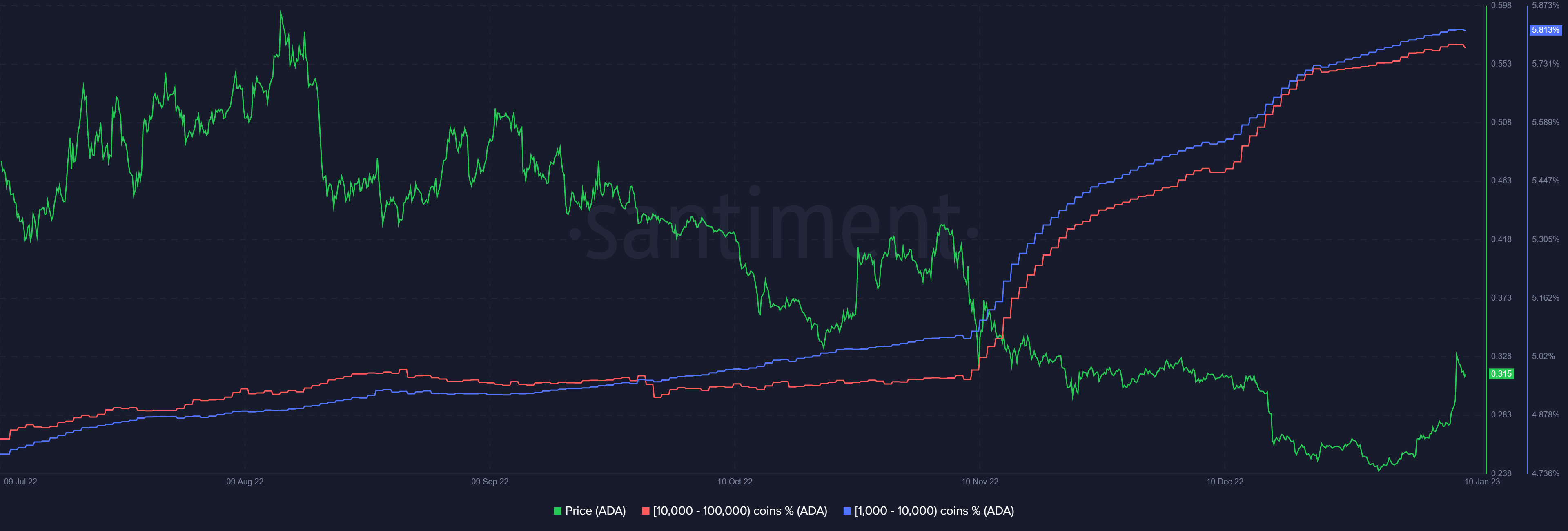 Cardano price