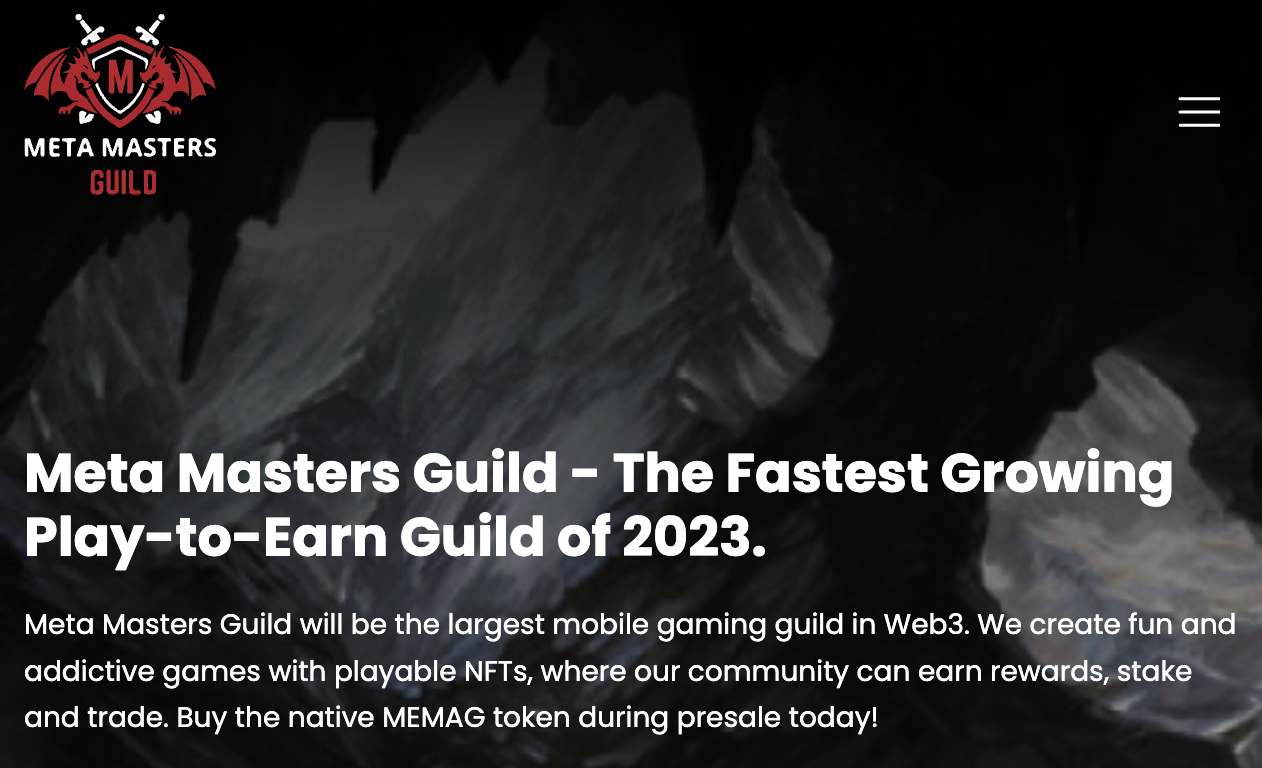 Meta Masters Guoild Crypto Presale 1