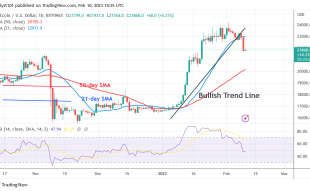 Bitcoin Price Prediction for Today, February 8: BTC Price Plummets as It Reaches $21.8K