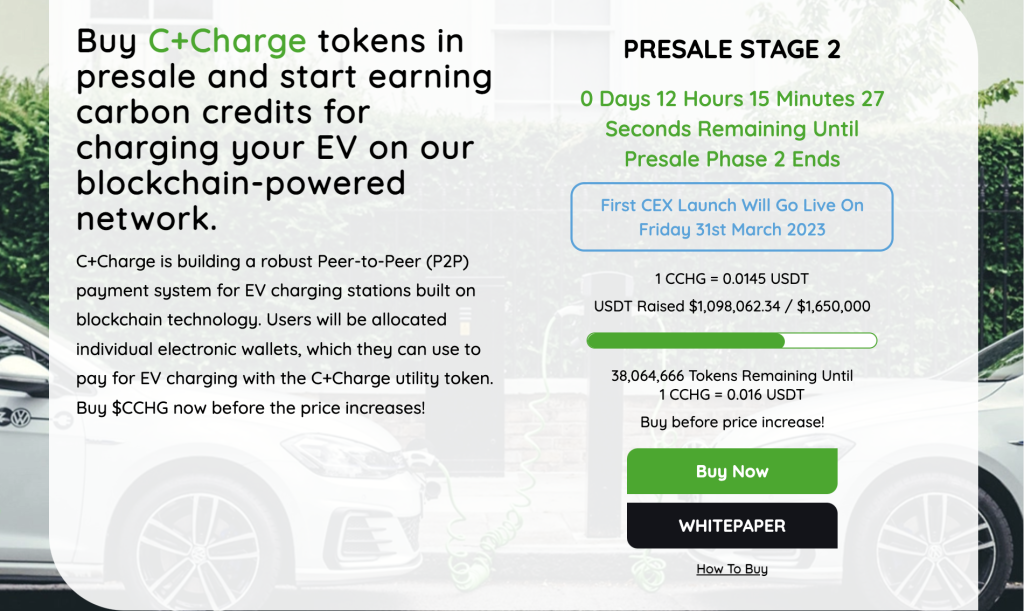 C+Charge EV Blockchain Project