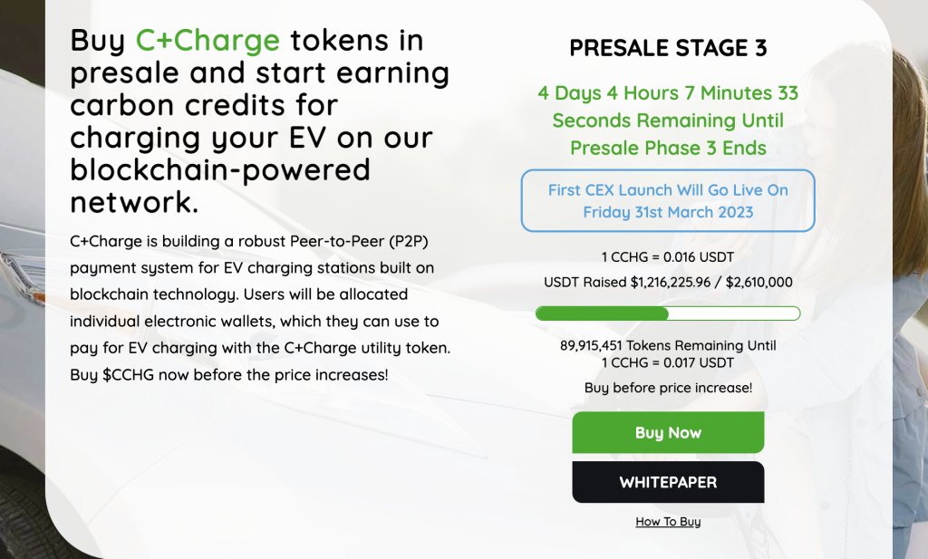 C+Charge Raises more than $1.2 million