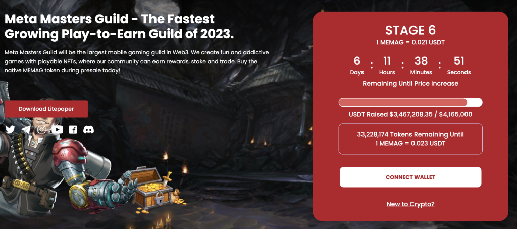 Photo of Meta Masters Guild Presale Closes In On Stage 5 Target — Price Hike Is Imminent! – InsideBitcoins.com