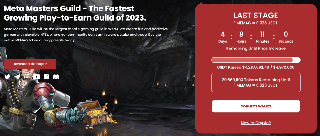 Photo of Meta Masters Guild Presale End Is Moments Away – It’s Now or Never! – InsideBitcoins.com