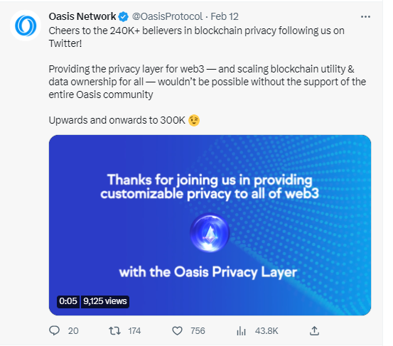 The Oasis Network provides users and developers with added privacy
