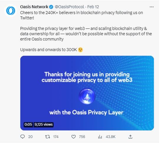 Oasis Network 为用户和开发者提供额外的隐私保护