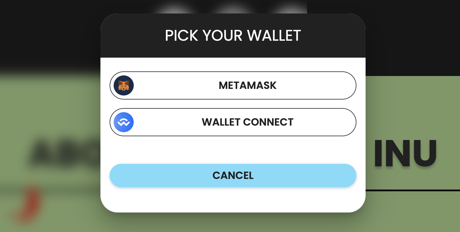 Connect your Wallet