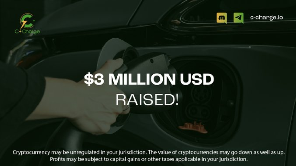 The C+Charge TokenPresale Raised $3 Million
