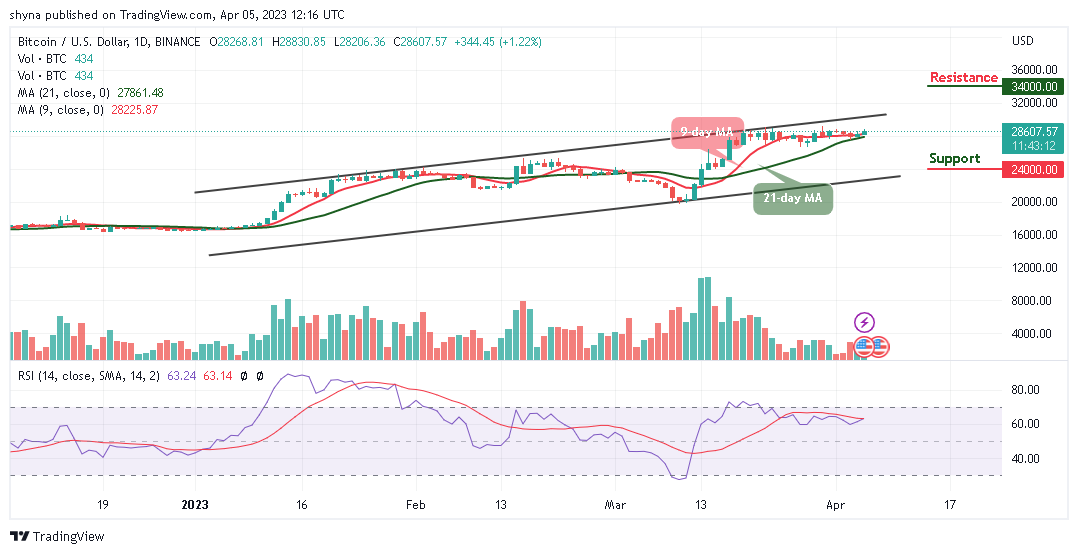 Bitcoin Price Prediction for Today, April 5: BTC/USD Keeps Moving Around $28,500 Level