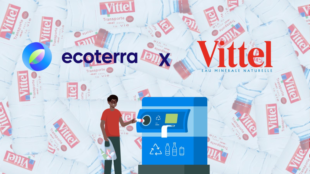 Ecoterra Integrates Vittel To Scannable Product Database Bolstering The Presale For The Recycle-2-Earn App