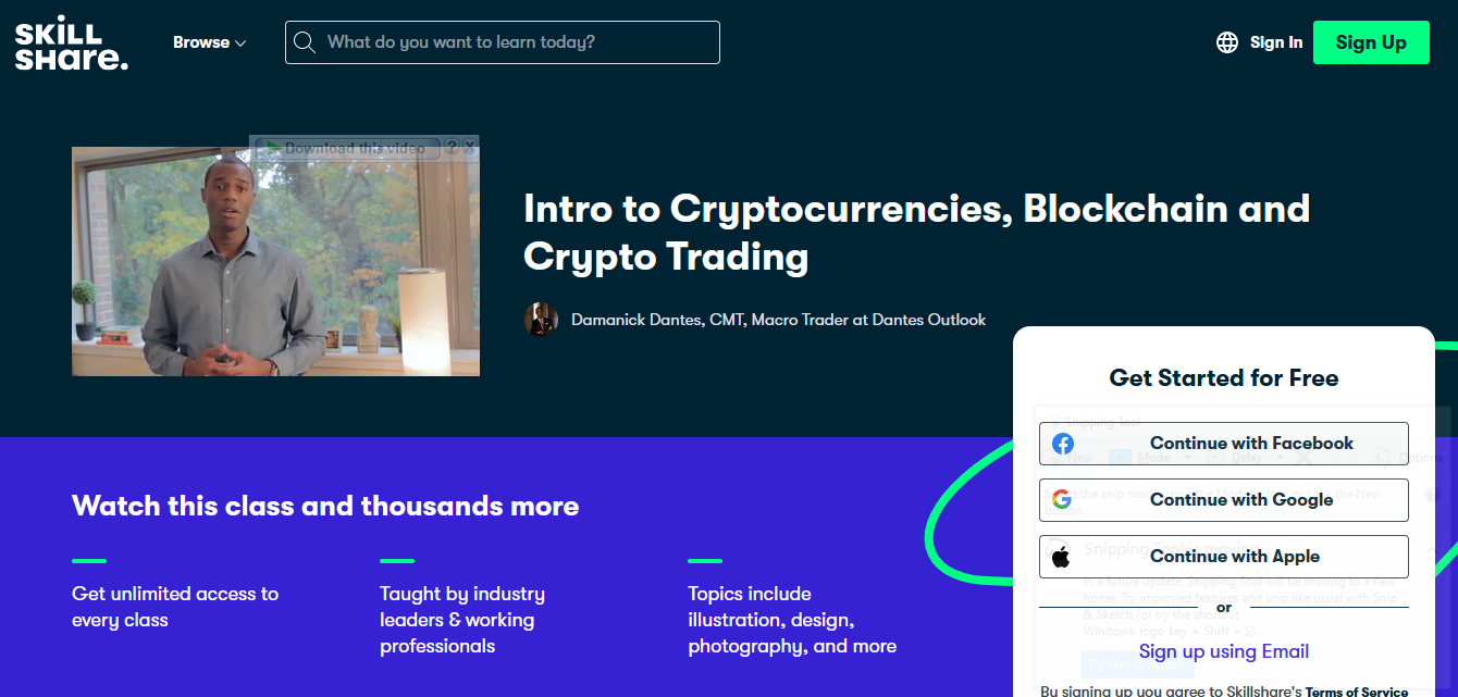 Intro to Cryptocurrencies, Blockchain and Crypto Trading