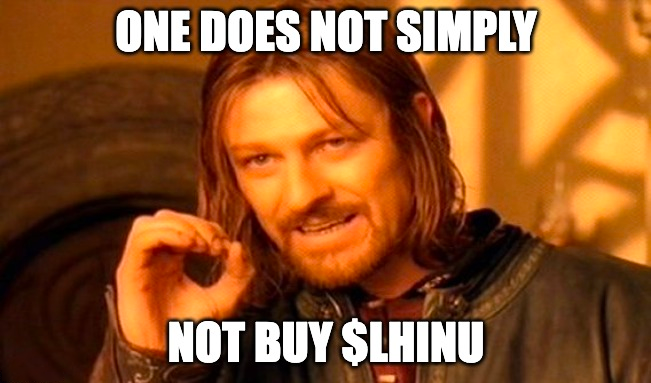 One Does not simply not buy LHINU one of the biggest crypto gainers today