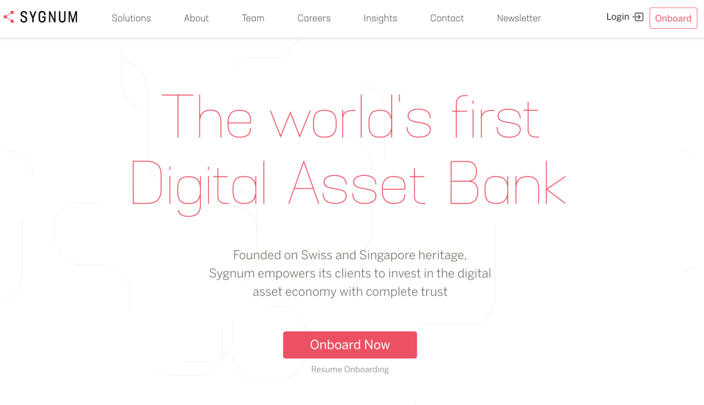 PostFinance Partners With Sygnum