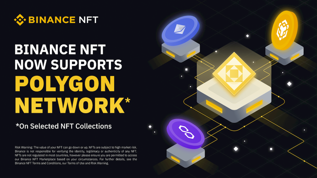 Binance NFT adds support for polygon NFTs to its NFT leaderboard