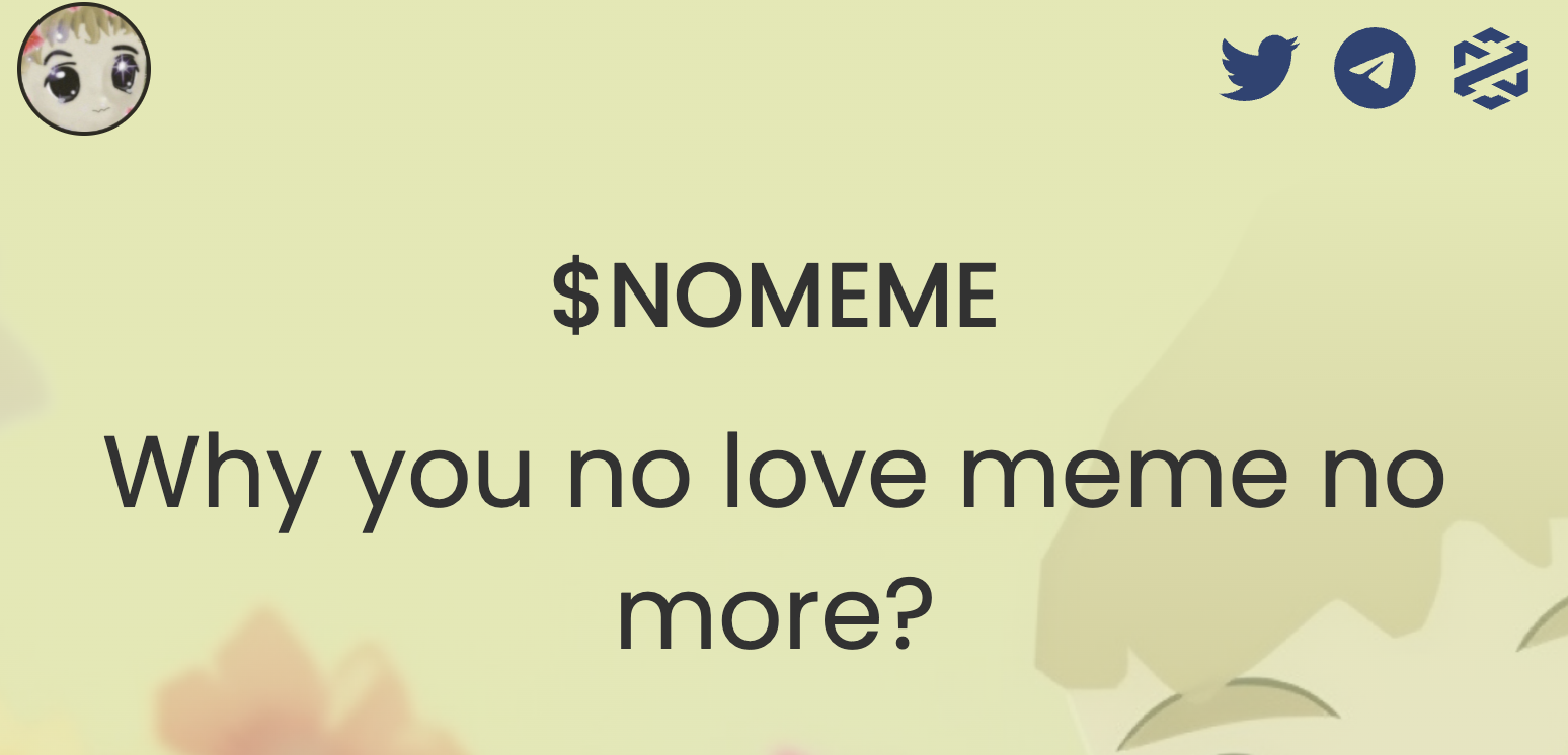Buy NoMeme Coin