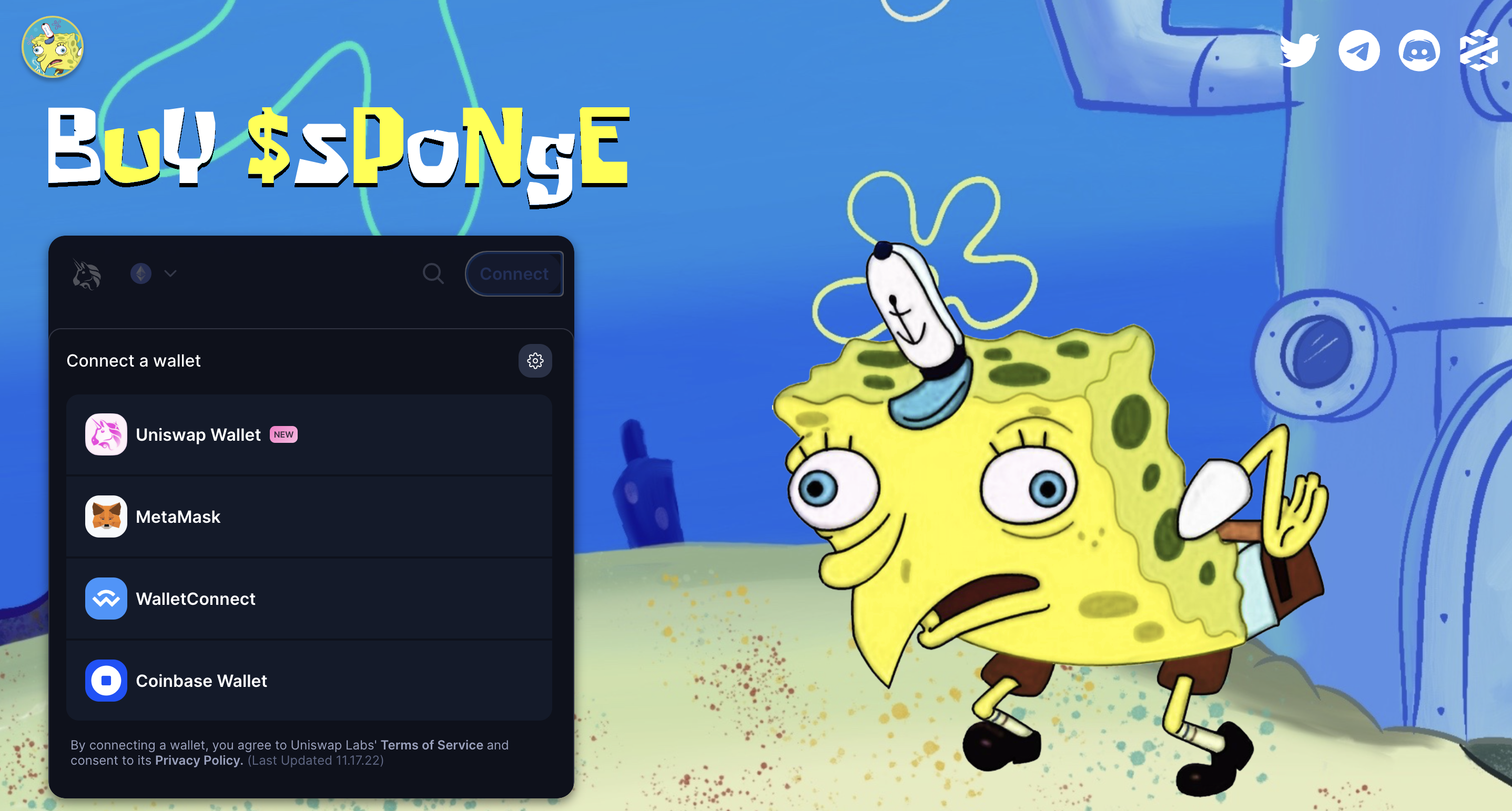 Buy Spongebob token