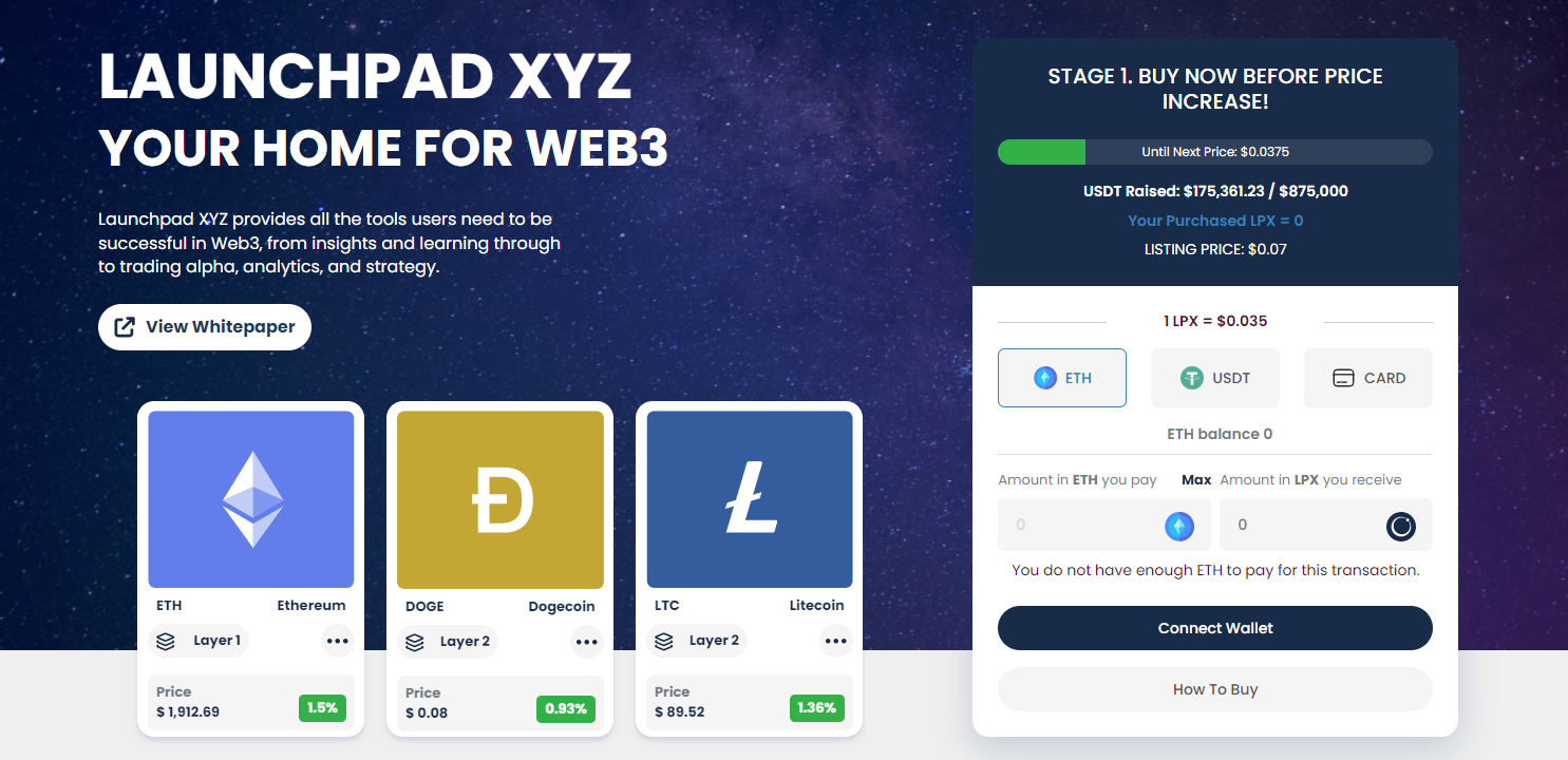Launchpad XYZ buy
