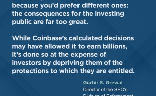 SEC Coinbase