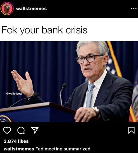 Jerome Powell on Wall Street Memes