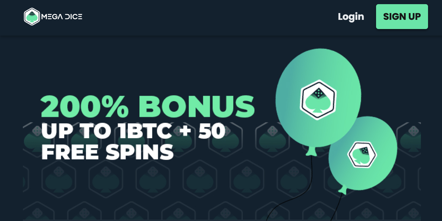 Mega Dice Bitcoin Bonus