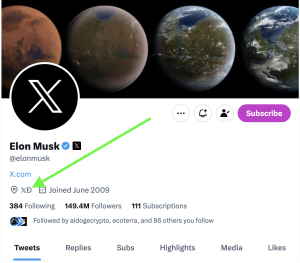 Elon Musk Changes His Bio to DOGE Price