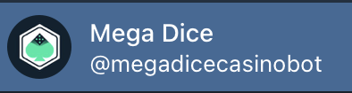 Mega Dice Bot Logo