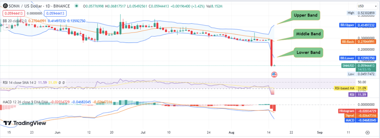 Snm Chart SONM (BEP-20) Rally Continues: SNM Token Eyes 45% Gain