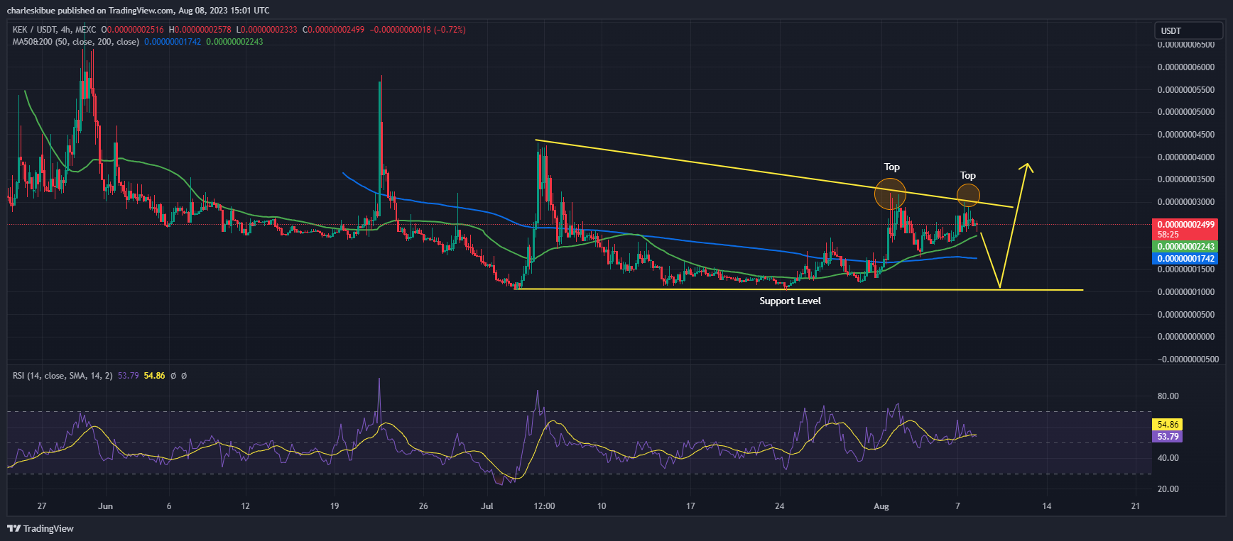 KEKUSD.Source. Tradingview.com